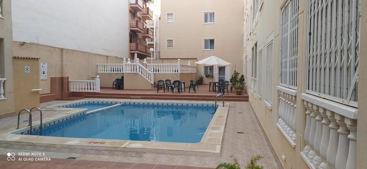 Estudio Wifi Bano 1 Sofa Cama Doble Piscina Playa 100Mts ตอร์เรเวียคา ภายนอก รูปภาพ